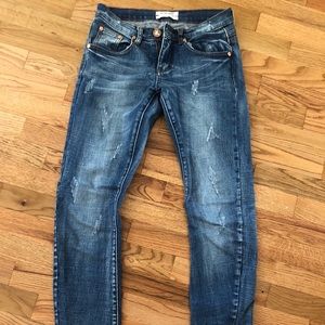 Aritzia One Teaspoon Hoodlum jeans.